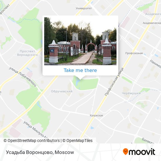 Усадьба  Воронцово map