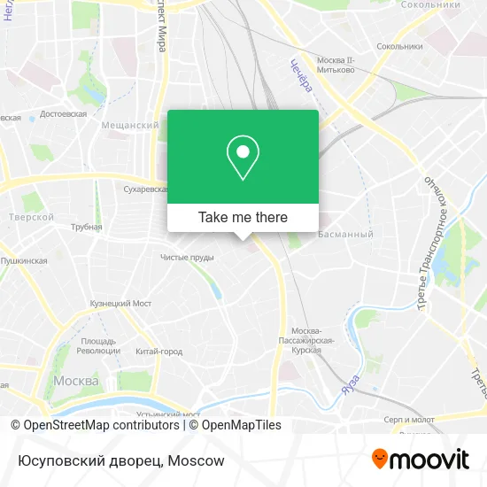 Юсуповский дворец map