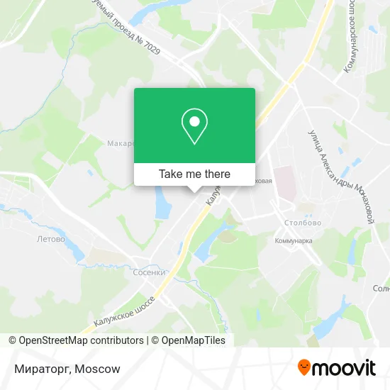 Мираторг map