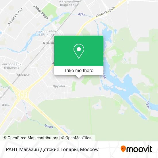 РАНТ Магазин Детские Товары map