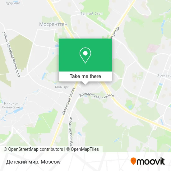 Детский мир map