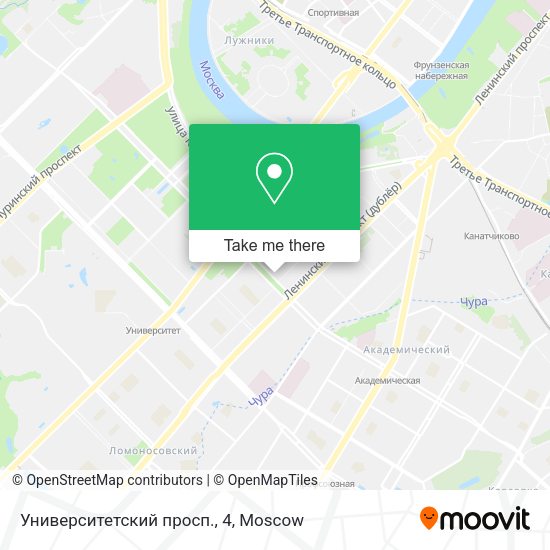 Университетский просп., 4 map
