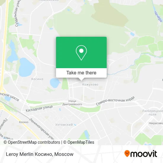 Leroy Merlin Косино map