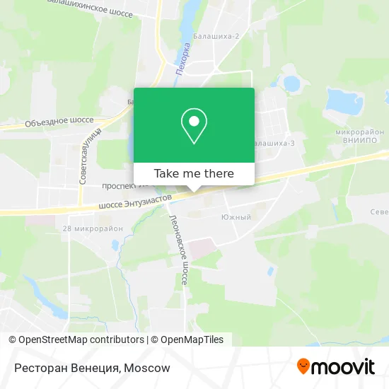 Ресторан  Венеция map