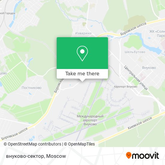 внуково-сектор map