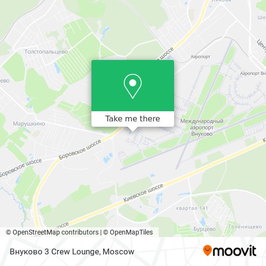 Внуково 3 Crew Lounge map