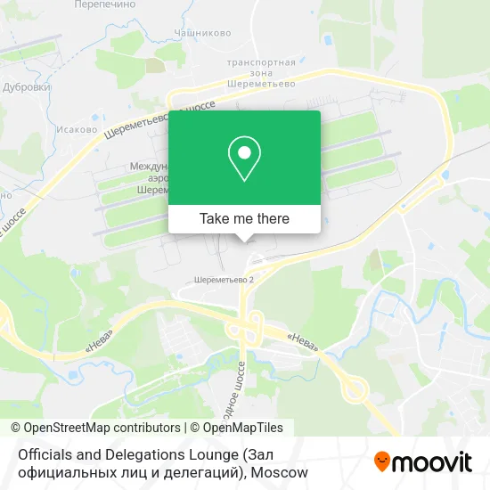 Officials and Delegations Lounge (Зал официальных лиц и делегаций) map