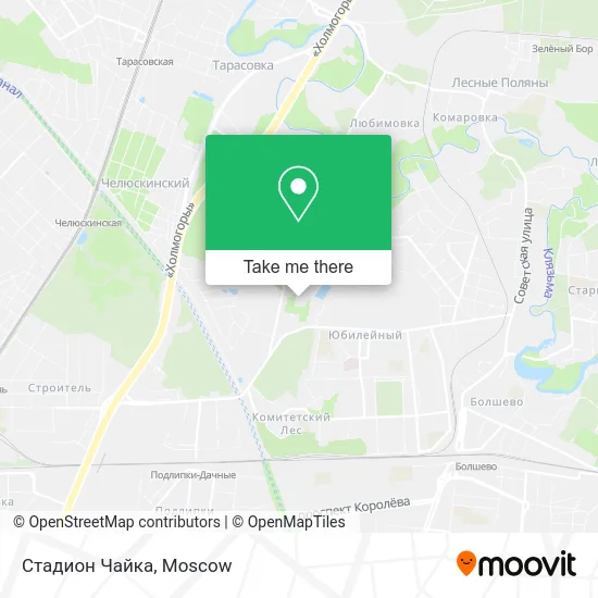 Стадион Чайка map