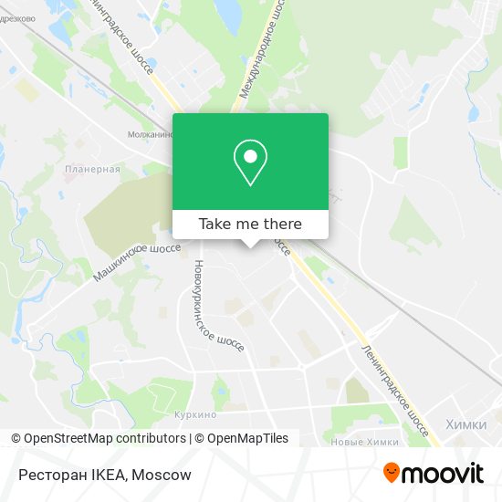 Ресторан IKEA map