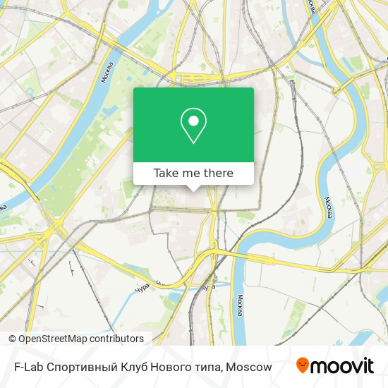 F-Lab Спортивный Клуб Нового типа map