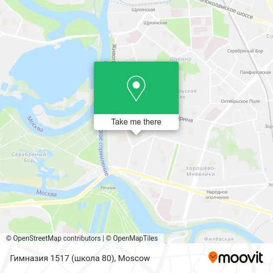 Гимназия 1517 (школа 80) map