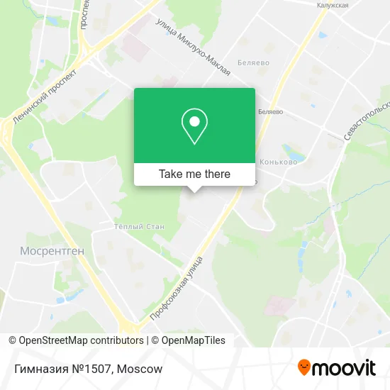 Гимназия №1507 map