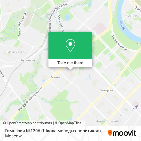 Гимназия №1306 (Школа молодых политиков) map