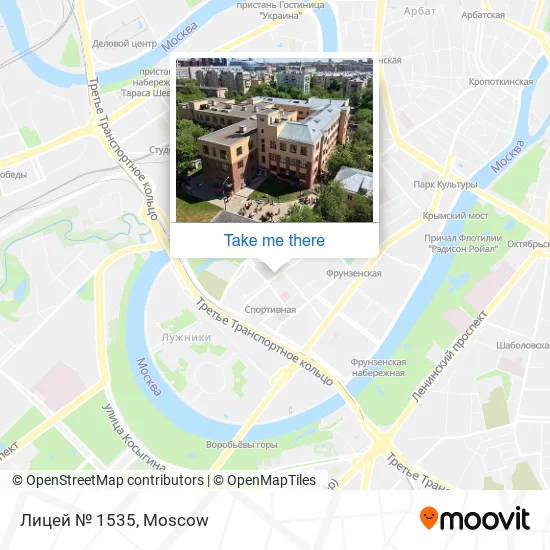 Лицей № 1535 map