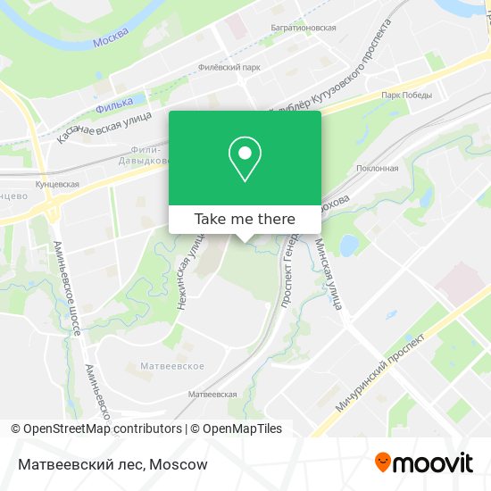 Матвеевский лес map