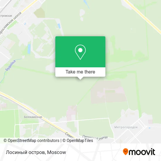 Лосиный остров map