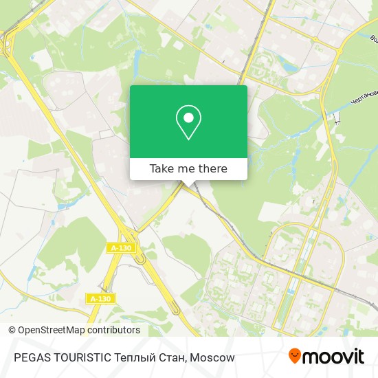 PEGAS TOURISTIC Теплый Стан map