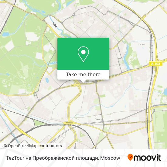 TezTour на Преображенской площади map