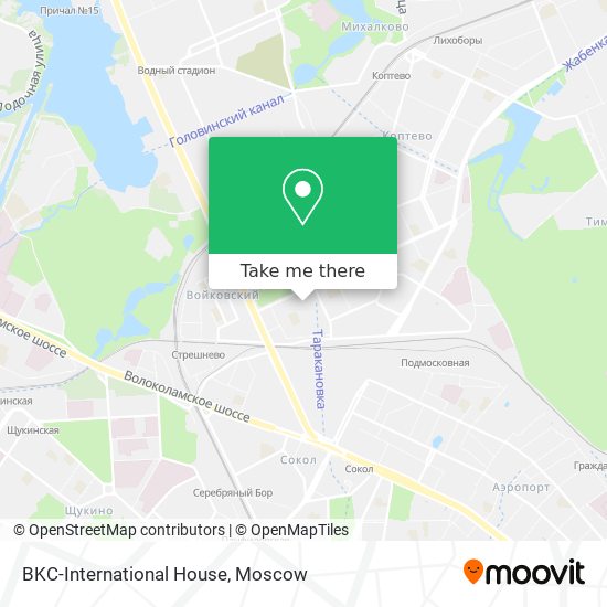 BKC-International House map