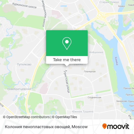 Колония пенопластовых овощей map