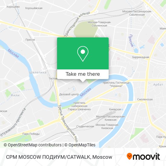 CPM MOSCOW ПОДИУМ/CATWALK map