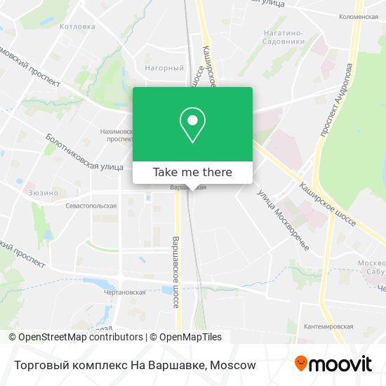 Торговый комплекс  На Варшавке map