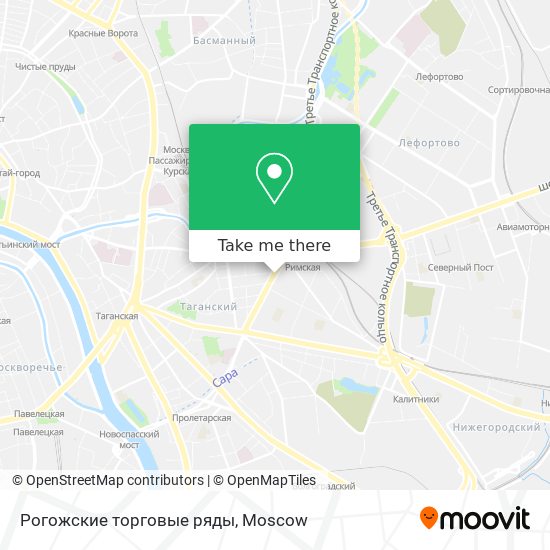 Рогожские торговые ряды map