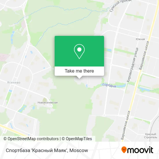 Спортбаза 'Красный Маяк' map