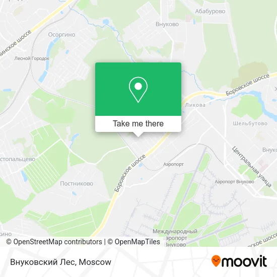 Внуковский Лес map