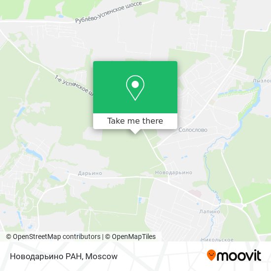 Новодарьино РАН map