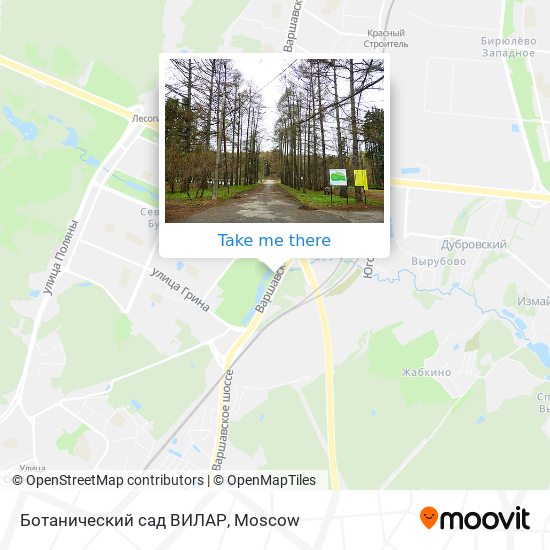 Ботанический сад ВИЛАР map