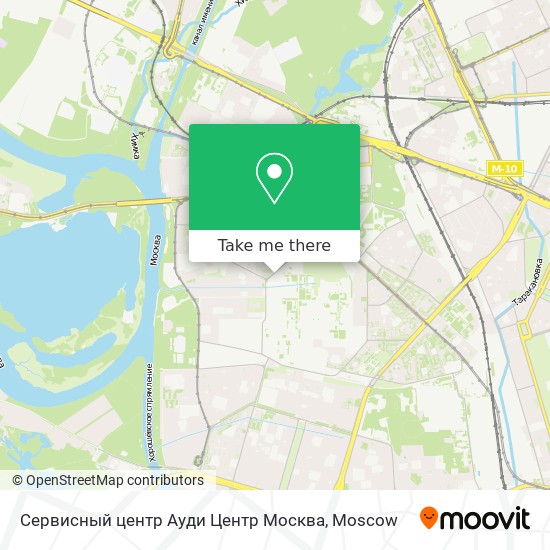 Сервисный центр Ауди Центр Москва map
