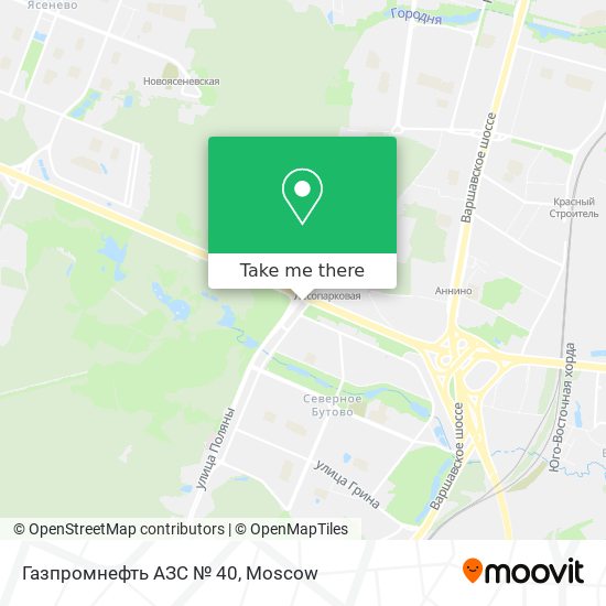 Газпромнефть АЗС № 40 map