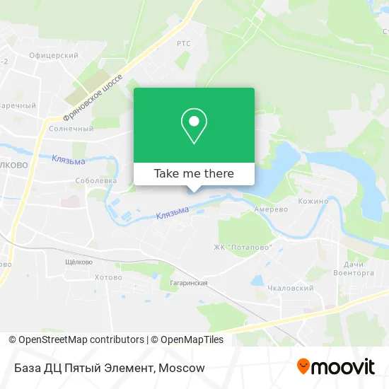 База ДЦ Пятый Элемент map