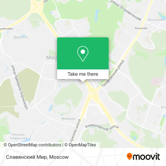 Славянский Мир map
