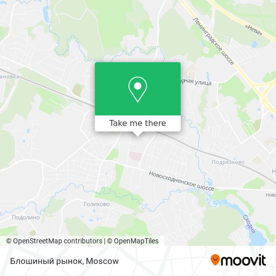 Блошиный рынок map