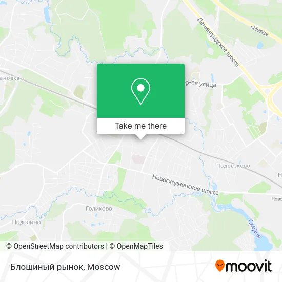 Блошиный рынок map