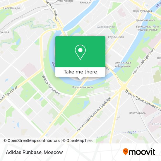 Adidas Runbase map