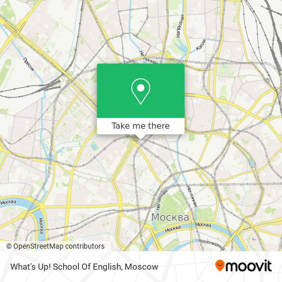 What's Up! School Of English map