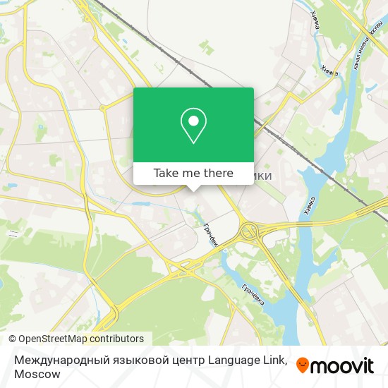 Международный языковой центр Language Link map
