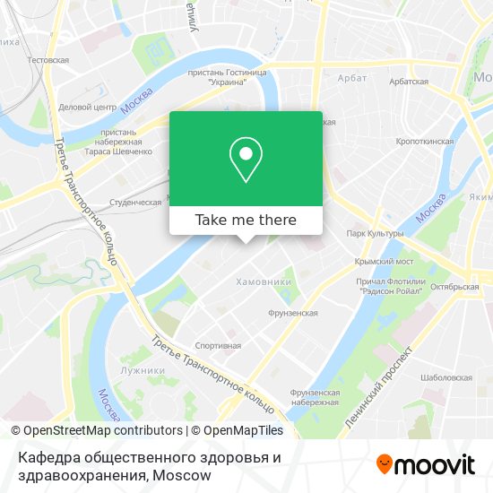 Кафедра общественного здоровья и здравоохранения map