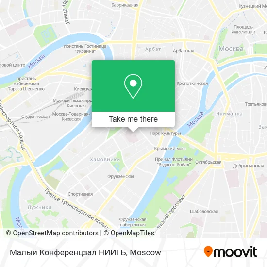 Малый Конференцзал НИИГБ map