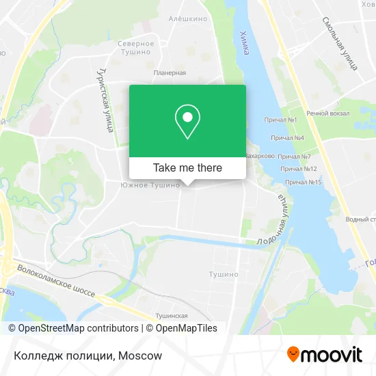 Колледж полиции map