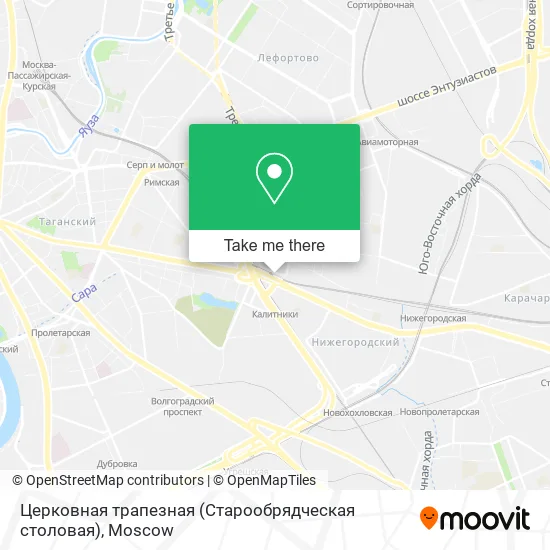 Церковная трапезная (Старообрядческая столовая) map