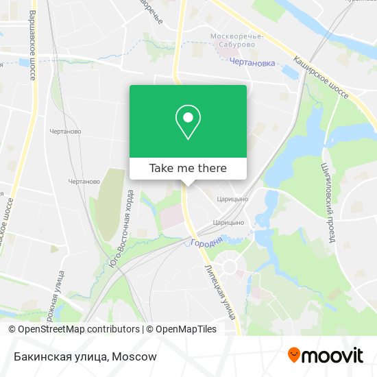 Бакинская улица map