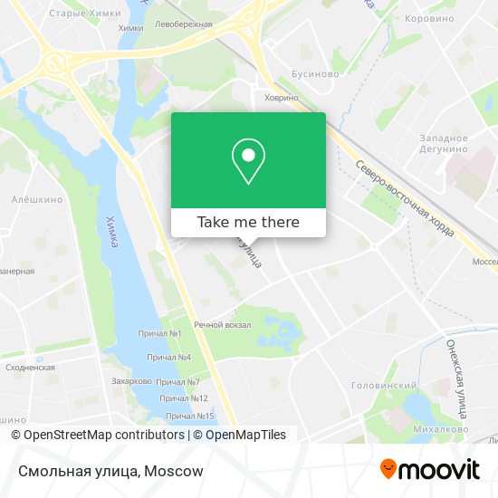 Смольная улица map