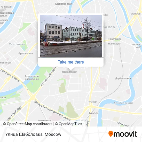 Улица Шаболовка map
