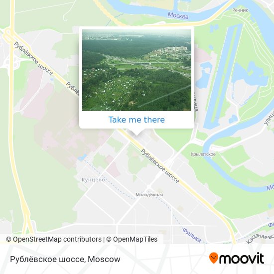 Рублёвское шоссе map