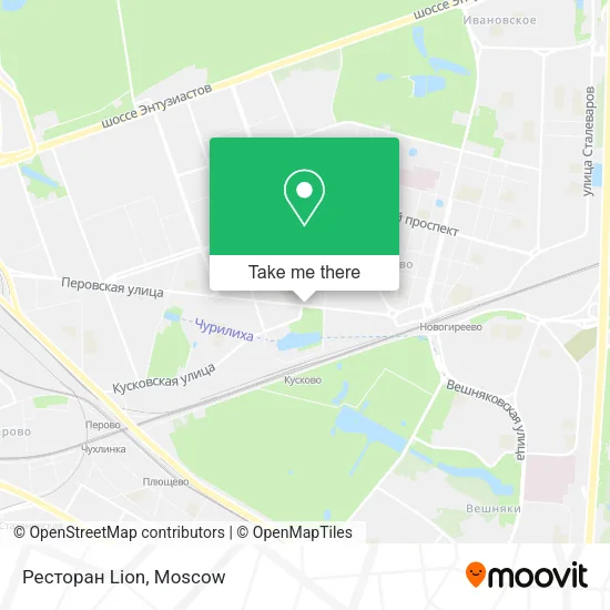 Ресторан Lion map