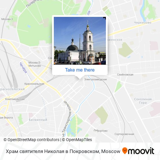 Храм святителя Николая в Покровском map